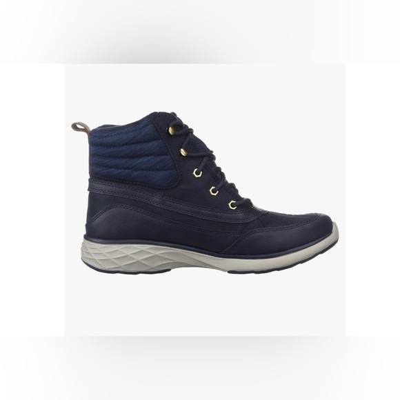 Ryka Women's Navy Blue Ankle Boots Size 5 Water-Repellent Lace-Up Boots NEW - Picture 7 of 10